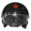 Black Pilot Helmet/Airforce Helmet/Open Face Helmet